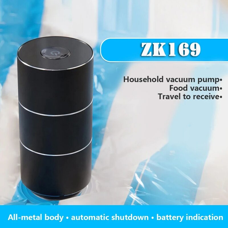 Mini Travel Vacuum Machine Automatic Storage Device Air Pumping Electric Air Pump Handheld Rechargeable Food Sealing Machine