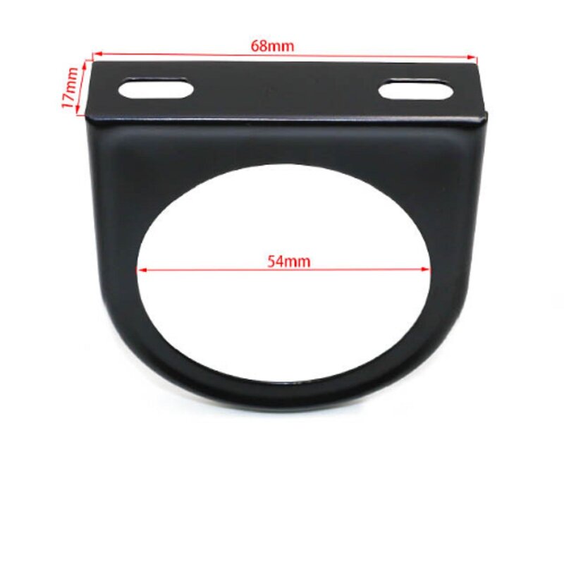 52MM Universal One/Two/Three Auto Modified Meter Cup Black, Car Gauge Holder for 2-Inch Triple /Double/ Single Hole Meter Chrome