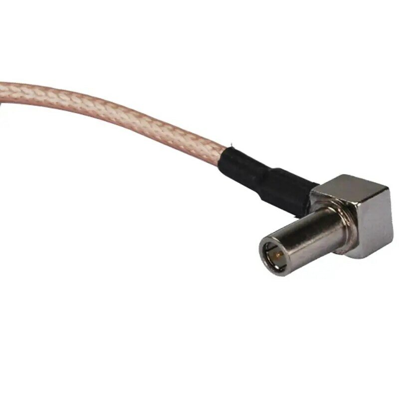 Cable Superbat FME hembra recto a MS-147 macho, Cable Pigtail de ángulo recto RG316, 15cm, Cable de puente Coaxial RF