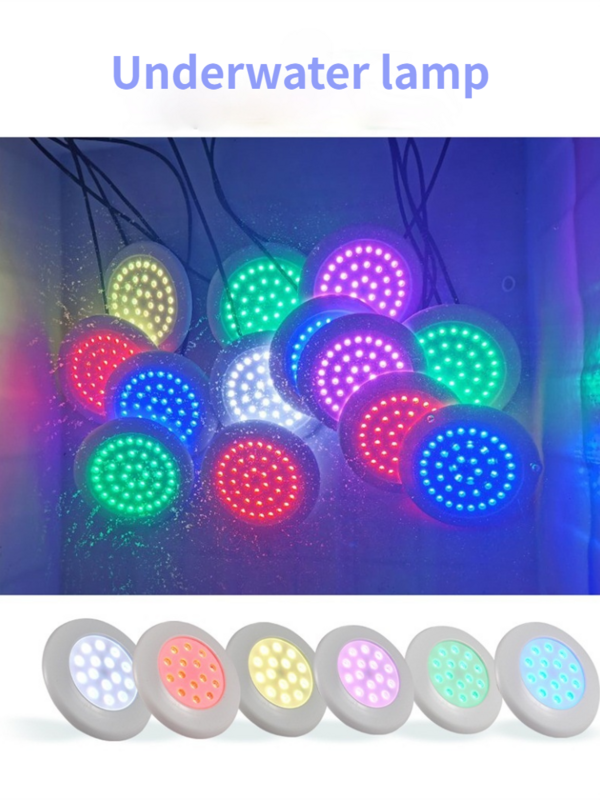 New LED Swimming Pool Lights Underwater Lamp RGB for Landscape Fish Pond Party Luces Para Piscina Outdoor Night Light Ip68