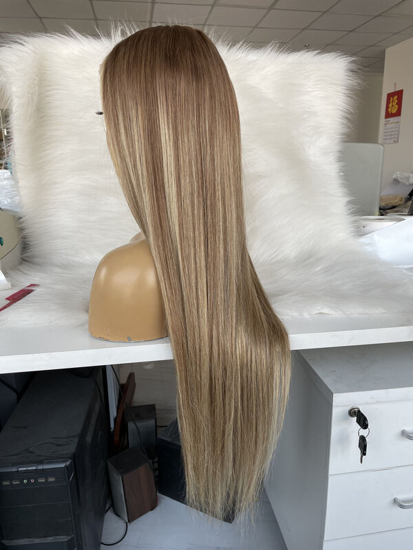 Волосы QueenKing 13x 6, кружевные передние европейские волосы Remy, парик на сетке, 150% плотность, цвет CAMI T7/7/24, цветные парики Омбре для женщин
