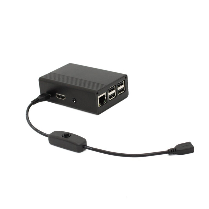 Per cavo USB di alimentazione Raspberry PI con interruttore ON/OFF controllo alimentazione attiva/disattiva per Pi 3 modello B +/ B/2/Zero/w