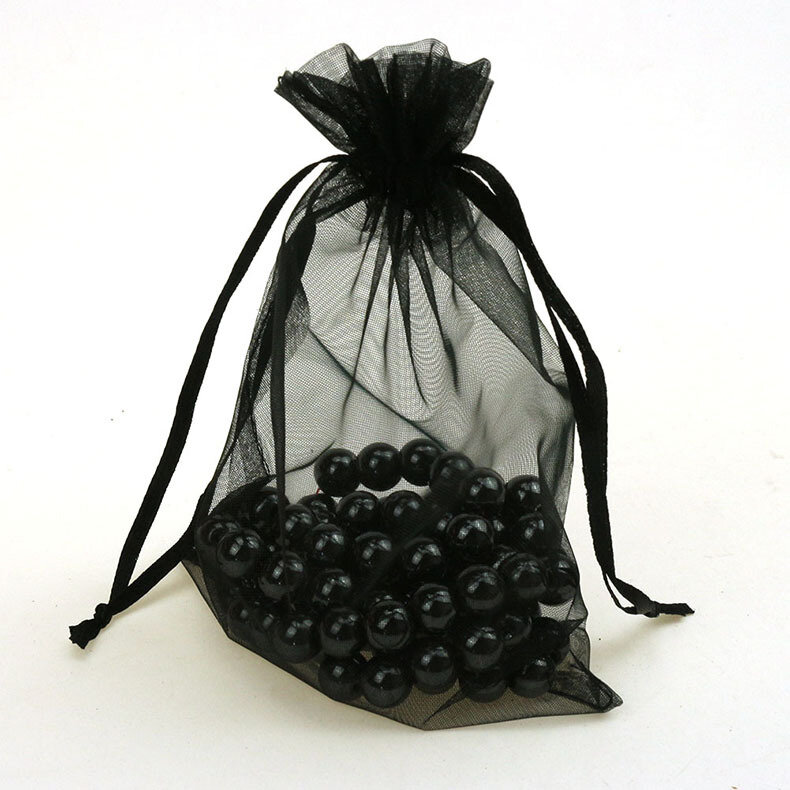 100 pcs/lot 20x30 cm grands sacs en Organza à cordon pour perles sac de décoration de fête de mariage pochette cadeau (coût supplémentaire pour Logo personnalisé)