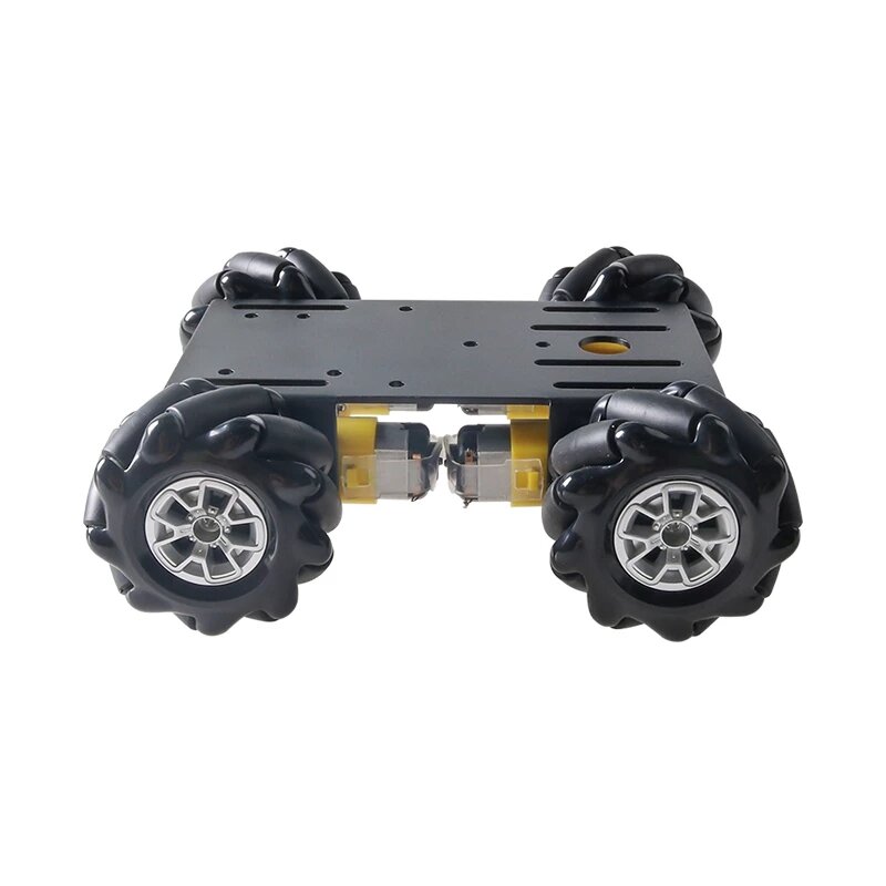 4WD 60ミリメートルメカナムホイールスマートロボット金属カー4個ttモーター組立diyメーカー学習