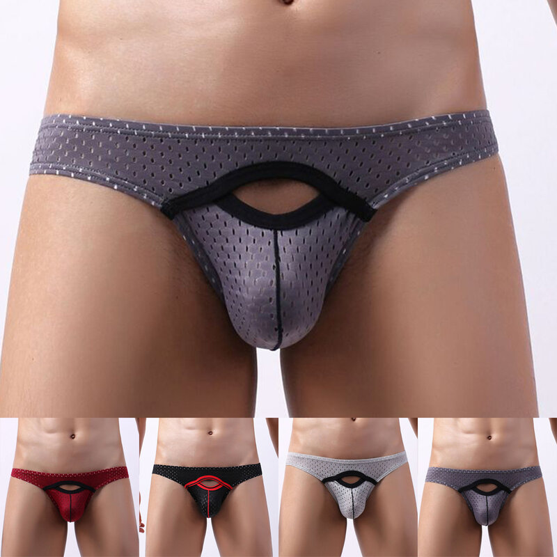 Mannen Slips Sexy Mannen Underpants Ademend Comfortabele U Pouch Heren Ondergoed Zachte Lage Taille Slips Mode Cueca Slipje