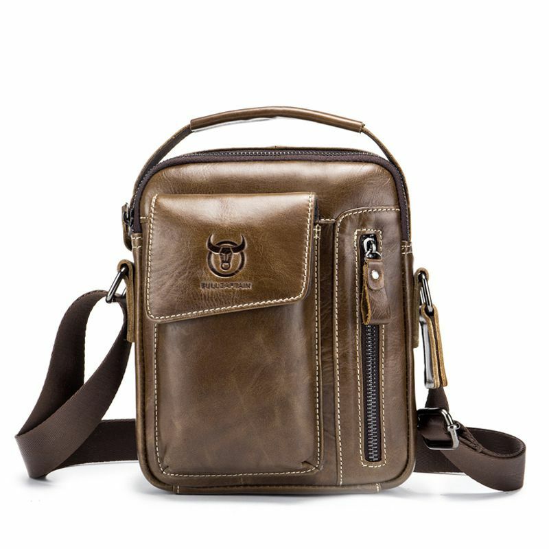 Weysfor – sac à bandoulière en cuir véritable pour hommes, sacoche à rabat à la mode pour voyage, nouvelle collection, offre spéciale