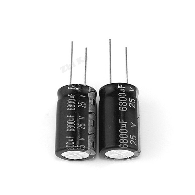 1PCS 25v6800uf 6800uf25v 16*30 25v 16x30 Electro capacitor Eletrolítico de 6800uf