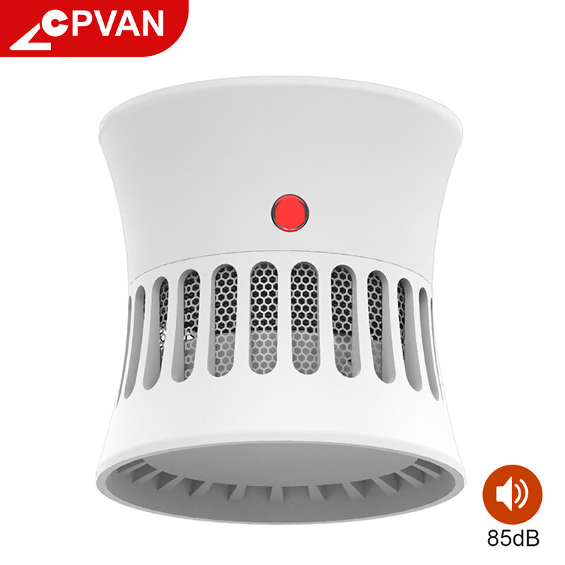 CPVAN อิสระใหม่เครื่องตรวจจับควันเซ็นเซอร์ความไวสูงป้องกันไฟ Home Security ระบบควันผสม Fire Alarm