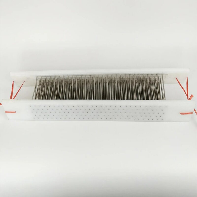 Extensions de Cheveux Naturels Remy Blancs de 34cm de Longueur, 1 Pièce, avec 100 Pièces, pour Cheveux Bruts, Peigne, Machine, Outils de Trame