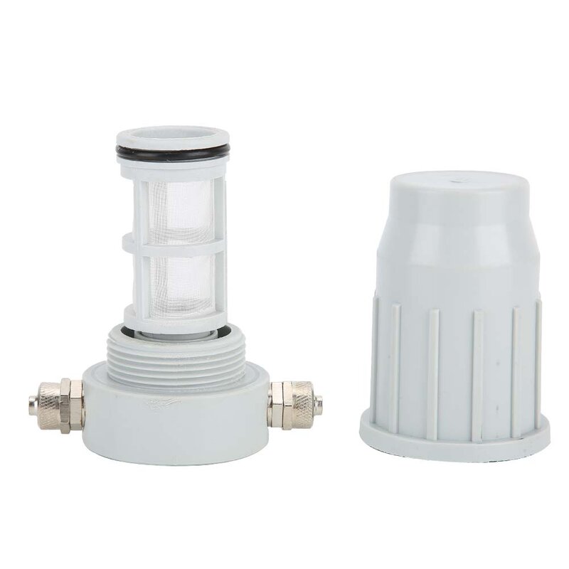 Valvola filtro acqua dentale filtro acqua in plastica con connettori 2 pezzi sedia dentale accessorio materiale plastico di qualità leggero