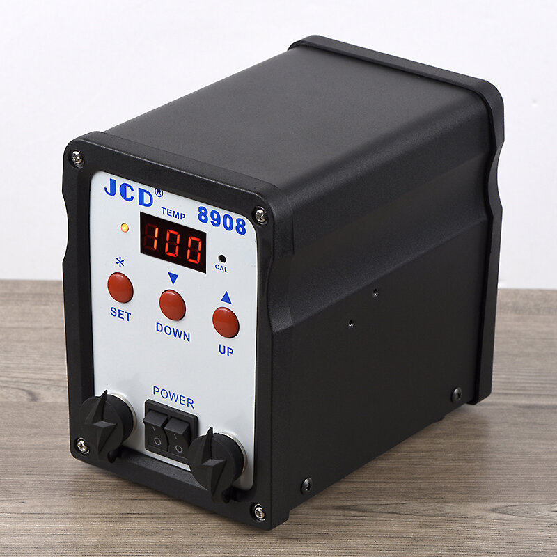 Jcd 8908 2 in 1อุปกรณ์เชื่อมสายไฟ SMD BGA Rework LCD ดิจิตอล750W สถานีเชื่อมปืนลมร้อนเครื่องมือเครื่องเชื่อมเหล็กเชื่อม