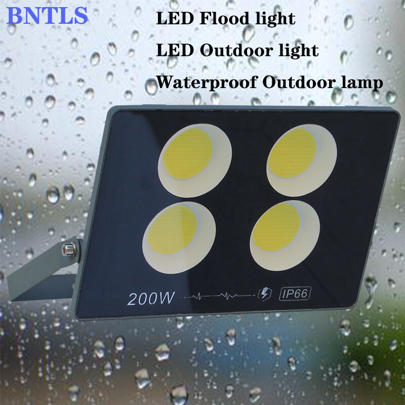 led lights Ultrathin LED Flood Light 400W 500W 600W IP65 AC85-265V Spotlight Reflcetor Outdoor Lighting Wall Lamp Floodlight