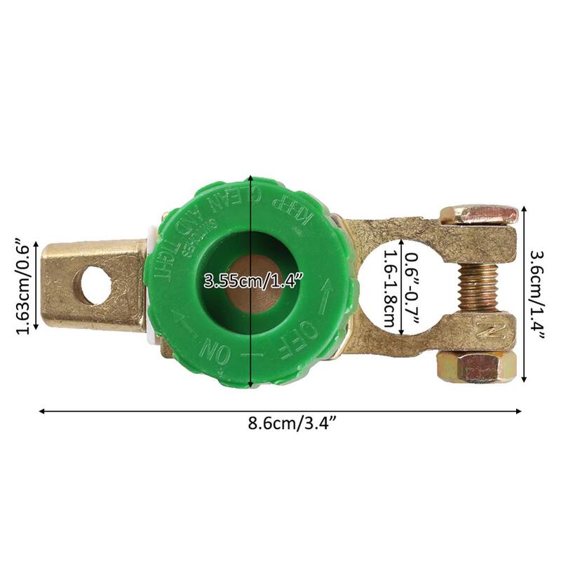 Car Battery Switch Battery Cut-off Switch Protector Battery leak-proof Terminal Car Battery Power-off Switch