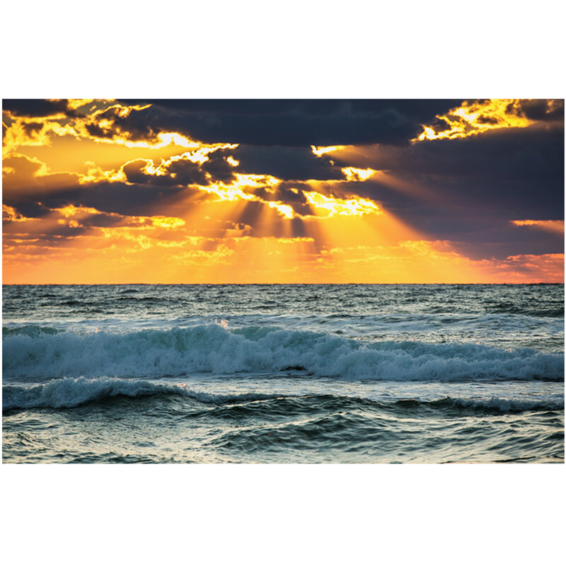 Colorful print Beach sunrise/sunset Wall Tapestry Wall Hanging Psychedelic Tapestry Decor for Bedroom Living Room M014