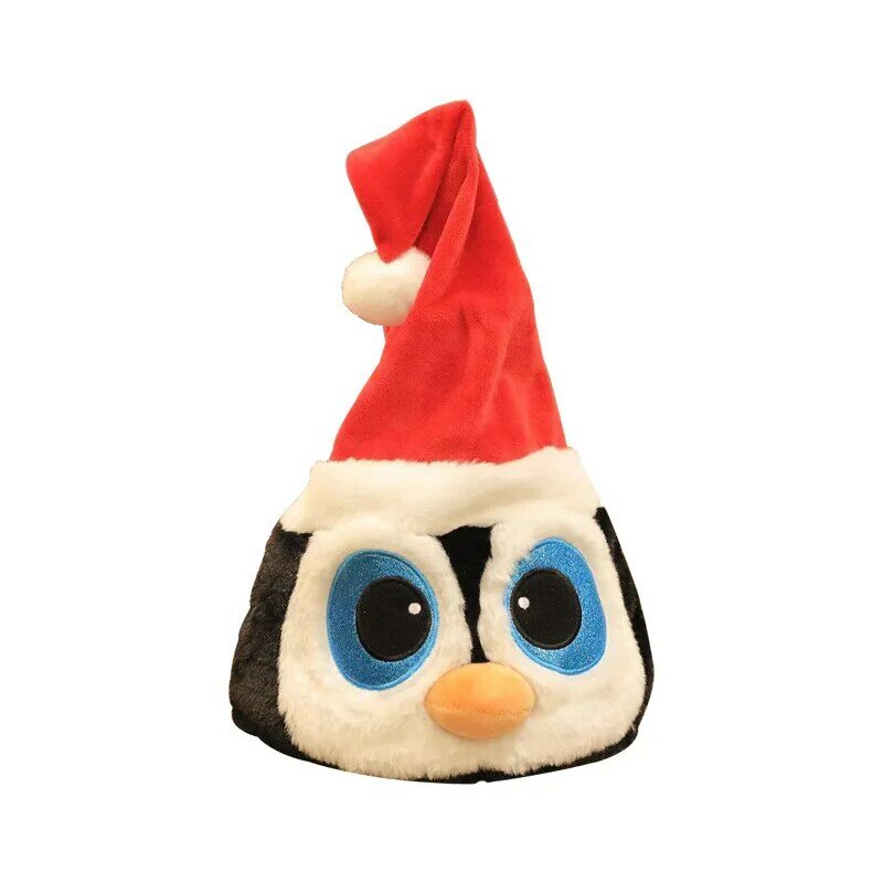 Детская Рождественская шапка Санта-Клауса, забавная Милая со звуком на день рождения, детвечерние шапка для мальчиков и девочек, подарок, стиль Лота
