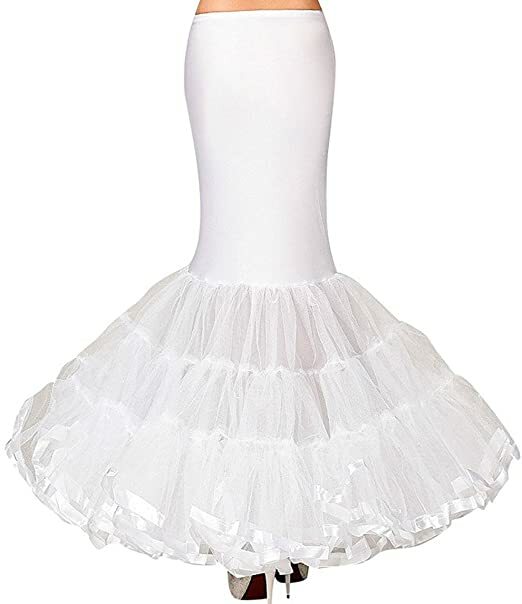 Bewitching Looking Petticoat Underskirt Crinoline Accessories for Mermaid Wedding Dress