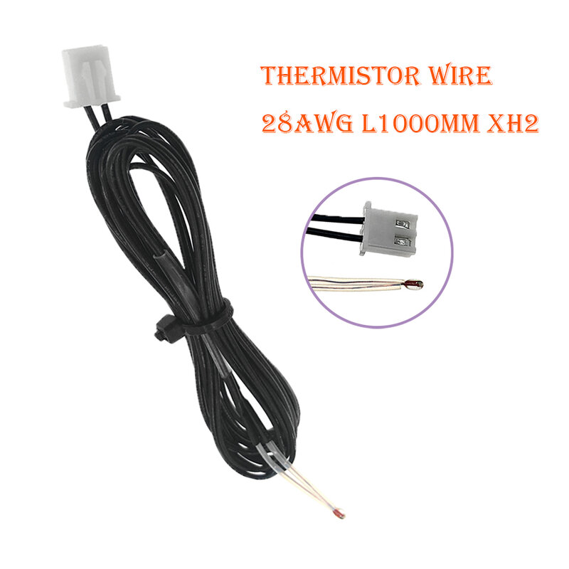 100K Ohm NTC 3950 Thermistors Temperature Sensor With Cable Dupont Head For Reprap Mendel MK2A MK2B Heated Bed 3D Printers Parts