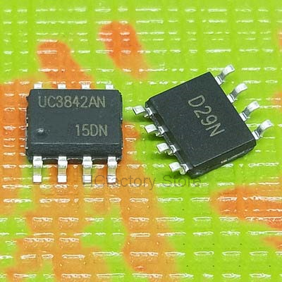 Original10pcs/Lot UC3842A UC3842 3842B UC3842B 3842 SOP-8คุณภาพดีมากทำงาน100% IC ChipWholesale