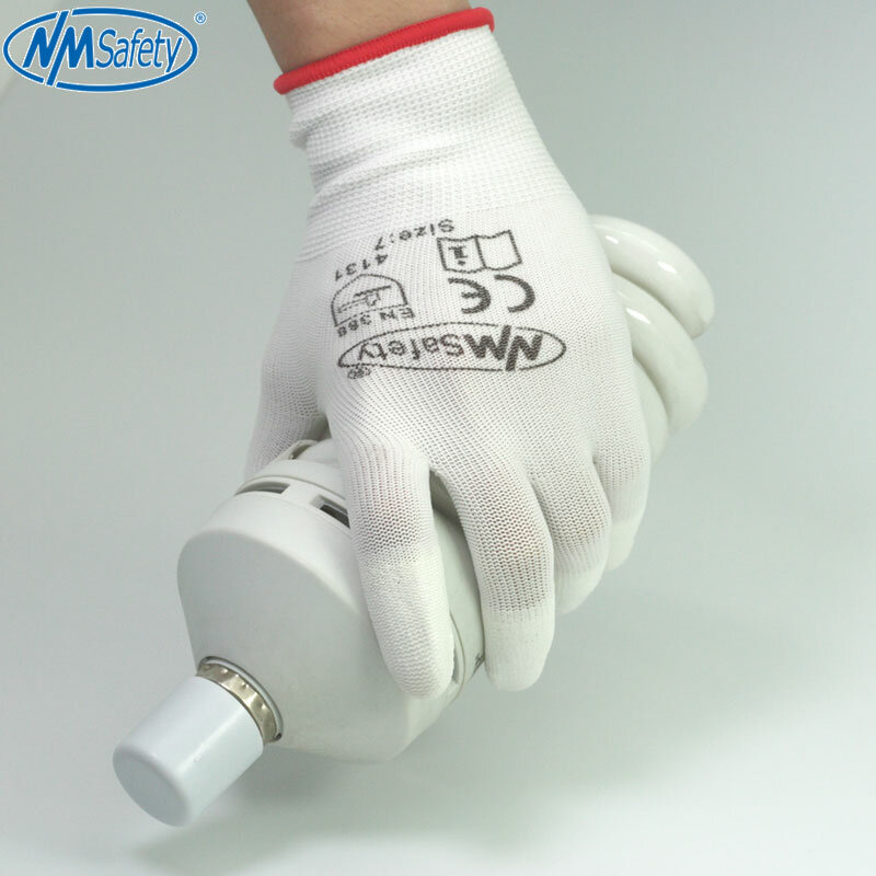 Anti Static ESD Safe uniwersalne białe rękawiczki elektroniczne rękawice robocze komputer stancjonarny przeciwpoślizgowe na palec ochronny darmowa wysyłka