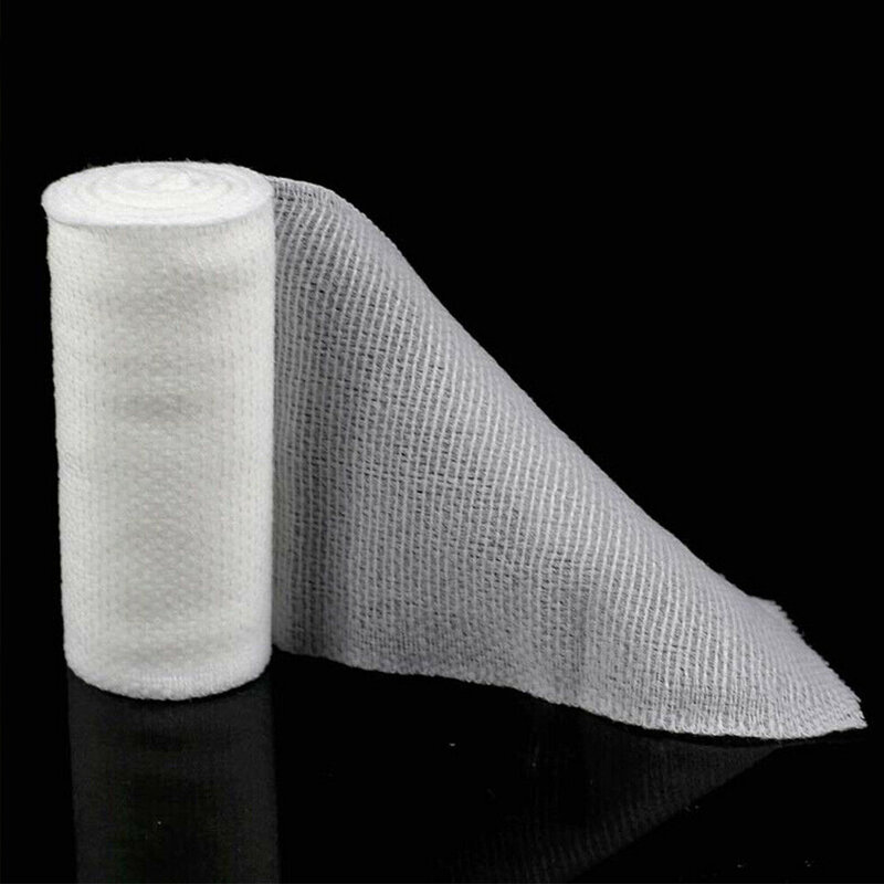 5 Rolls Durable Non Toxic Injury Mesh First Aid Health Care Pain Relief Roll Protective Knee Gauze Bandage Disposable Elastic