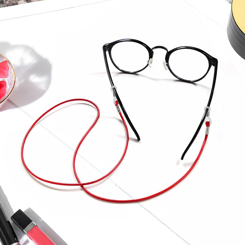 調節可能な編組眼鏡ストラップ,調整可能なチェーン付きメガネコード