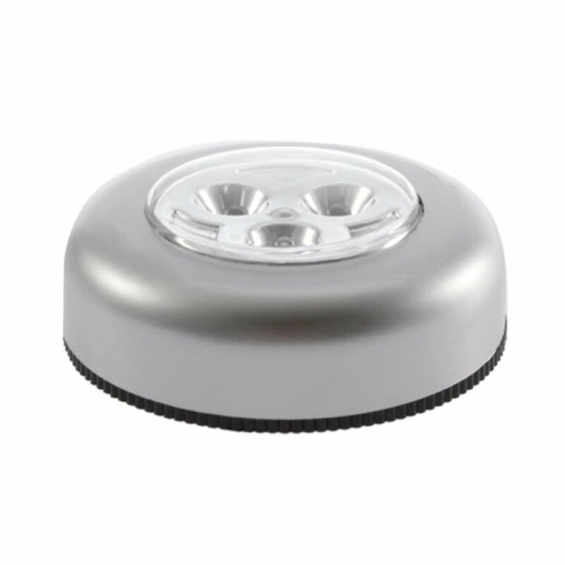 Nenhuma fiação necessária Real Touch Control Night Lamp 3 LEDs Cordless Stick Tap Wardrobe Touch Lamp Alimentado por bateria