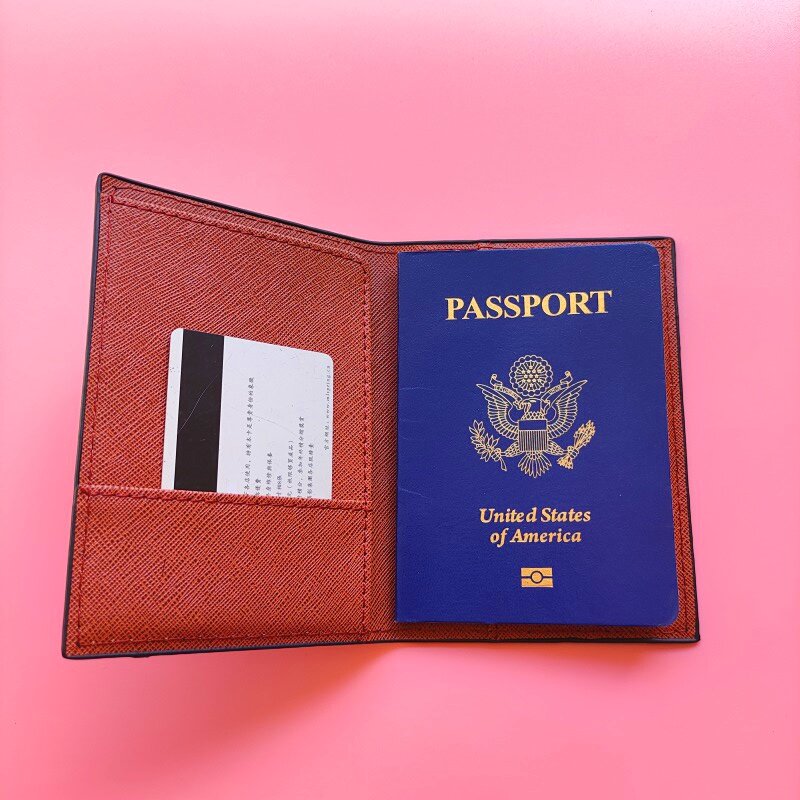 Sarung paspor Mickey Minnie Donald Daisy, pelindung paspor perjalanan Disney, tempat Organizer kartu kredit multifungsi anak laki-laki dan perempuan
