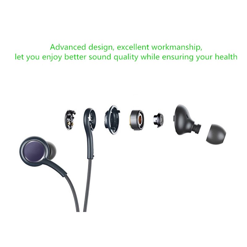 Earphones EO-IG955 3.5mm earbuds with Microphone Wire Headset Smartphone earplugs for Android ios and symbian