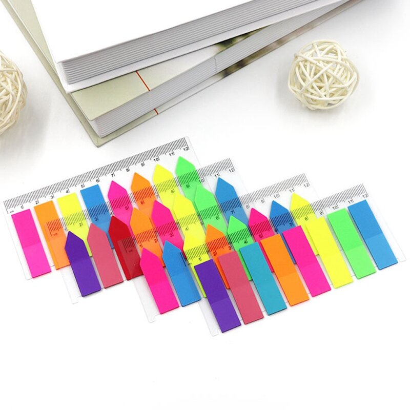 Papier Kantoor Schoolbenodigdheden Briefpapier Index Zelfklevende Memo Pad Sticky Notes Bookmark Point Het Marker Memo Sticker