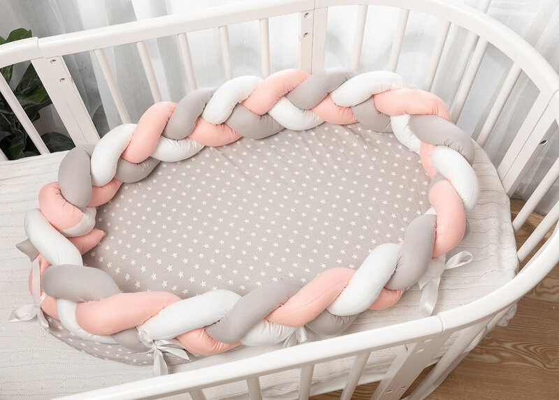 목화 짠 접이식 휴대용 유아용 침대 중간 침대 생체 공학 이동식 수동 울타리 3 차원 보호