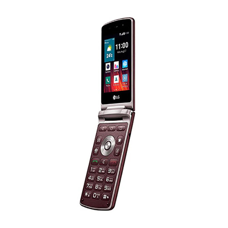 هاتف LG H410 الأصلي هاتف LG Wine Smart II رباعي النواة بشاشة 3.2 بوصة ذاكرة وصول عشوائي 1 جيجابايت 4 جيجابايت كاميرا 3.15 ميجابكسل هاتف ذكي 4G LTE