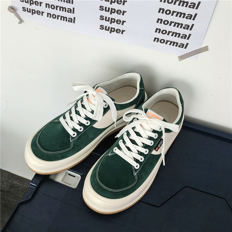 Men's Casual Shoes Low Outdoor Hard-Wearing Board Shoes Non-Slip Damping Walking Shoes Canvas Thick Bottom Popular Men's Shoes
