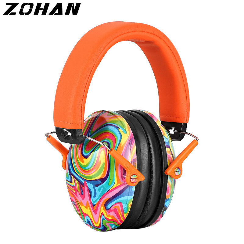 ZOHAN-orejeras de protección para los oídos para niños, orejeras con reducción de ruido, ajustables, seguridad nrr, 25db