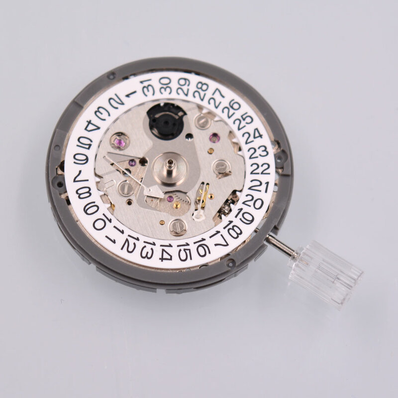 New NH35 NH35A Movement Automatic Watch Movement Date at 3 w/ White Date Disc
