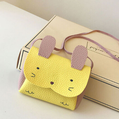 새로운 배낭 어린이 작은 메신저 가방 PU 미니 귀여운 토끼 소녀 키즈 어깨 핸드백 지갑 지갑 아기 크로스 바디 가방, 2020