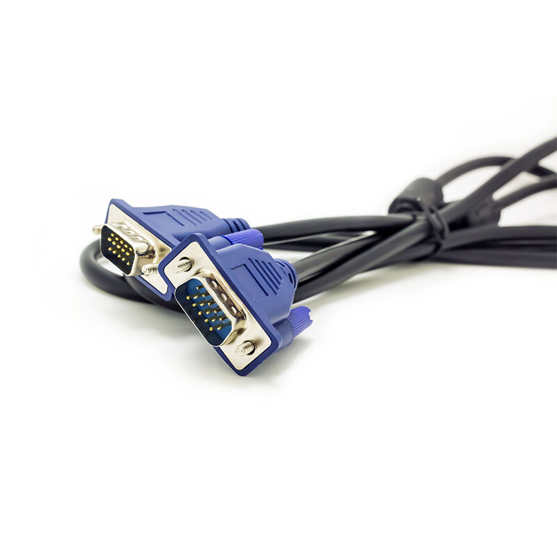 1080P kabel VGA złoty platerowane złącze 1.5m VGA do kabel VGA dla projektor do komputera ekran monitora
