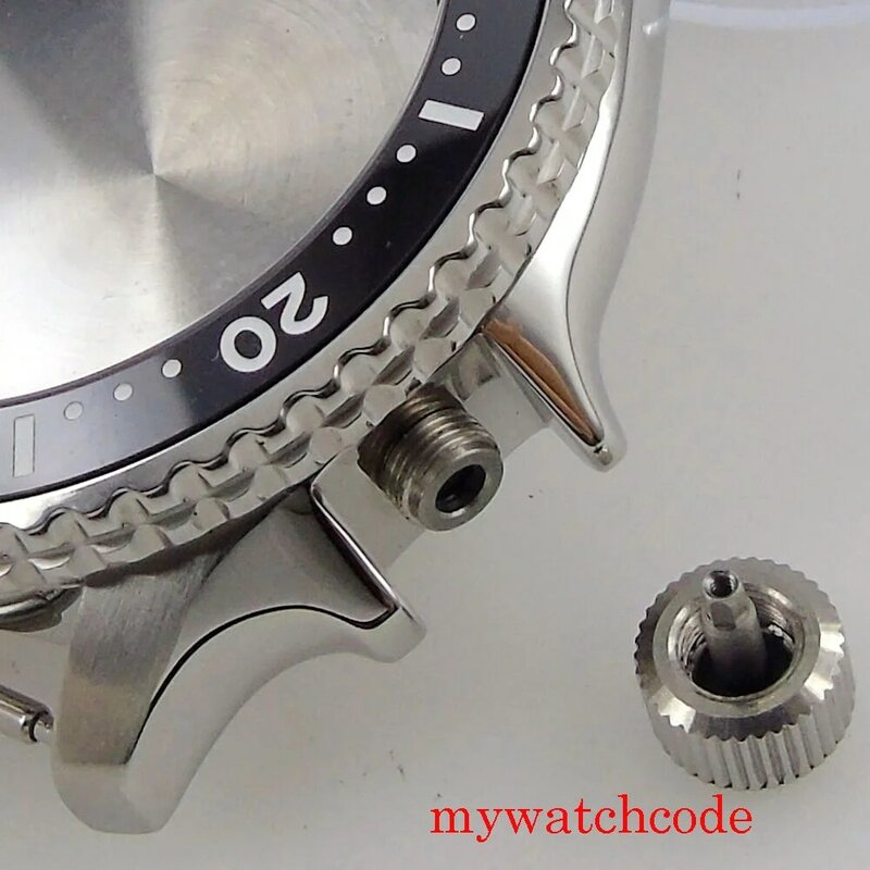 ساعة اليد استبدال 41 مللي متر علبة ساعة مضيئة الهاتفي ل NH35 N3H6 SKX007 الحركة التلقائية 200 متر مقاوم للماء الياقوت الزجاج