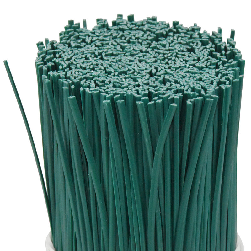 100 Buah Ikatan Kabel Berkebun Dapat Digunakan Kembali Oblate Kawat Besi Ikatan Putar untuk Tanaman Bunga Tanaman Merambat Multifungsi Dilapisi Tali Fix