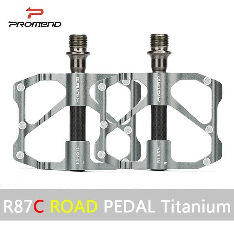 PROMEND Mtb Pedal Quick Release Road Bicycle Pedal Anti-slip Ultralight Mountain Bike Pedals Carbon Fiber 3 Bearings Pedale Vtt