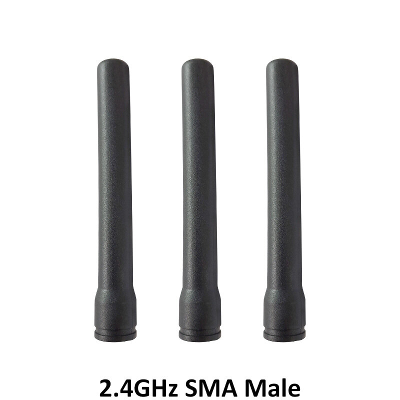 Grandwisdom – antenne de routeur 2.4G 3dbi sma mâle wlan wifi 2.4ghz, 5 pièces, module pbx iot, antenne de réception de signal à gain élevé
