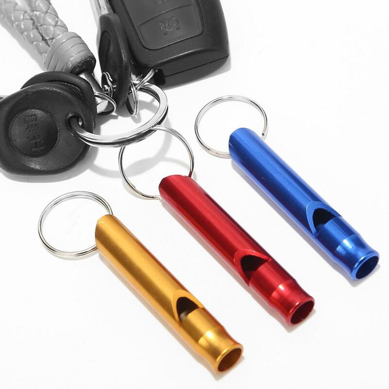 1pc Outdoor Camping Survival Whistle Lifeguard Whistle With Keyring Multifunctional Portable EDC Tool SOS Emergency Whistle
