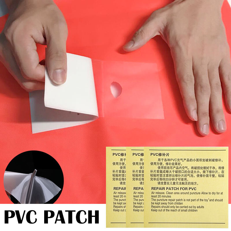 5/10pcs adesivi Patch in PVC impermeabile trasparente adesivo in Nylon adesivo Patch per strumento di riparazione giacca tenda da campeggio esterna