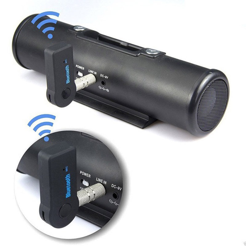Récepteur/transmetteur audio sans fil, Bluetooth 5.0, prise jack 3,5 mm, adaptateur stéréo avec port USB et auxiliaire, pour télévision, ordinateur, écouteurs et voiture