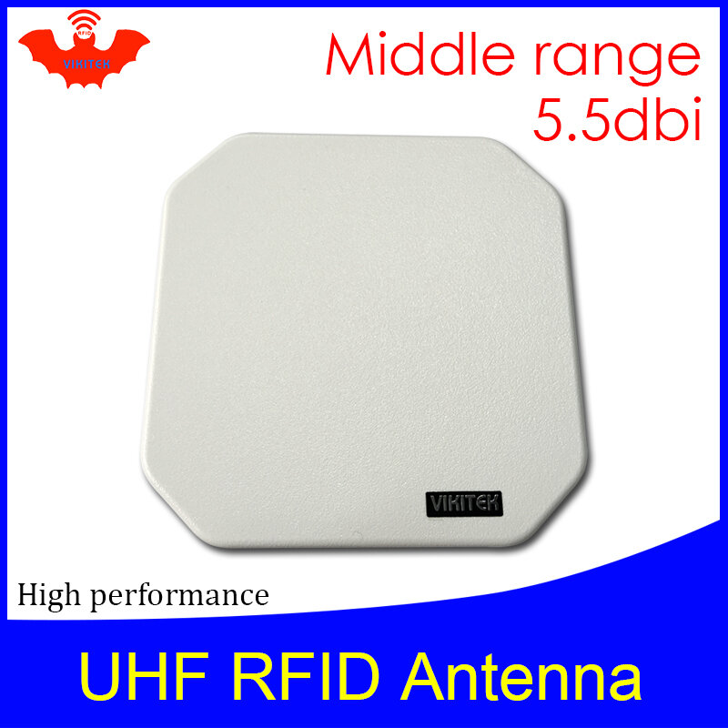 UHF RFID เสาอากาศ Vikitek VA05 ประสิทธิภาพสูง 5.5dBic 902-928MHZ 915MHZ เพิ่ม PC ทนทานกลางช่วง RFID เสาอากาศ