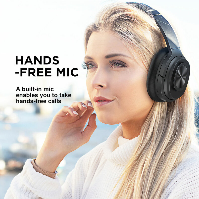 Cowin SE7MAX [ulepszony] aktywne słuchawki z redukcją szumów Bluetooth 5.0 słuchawki bezprzewodowe z mikrofonem HiFi głęboki bas