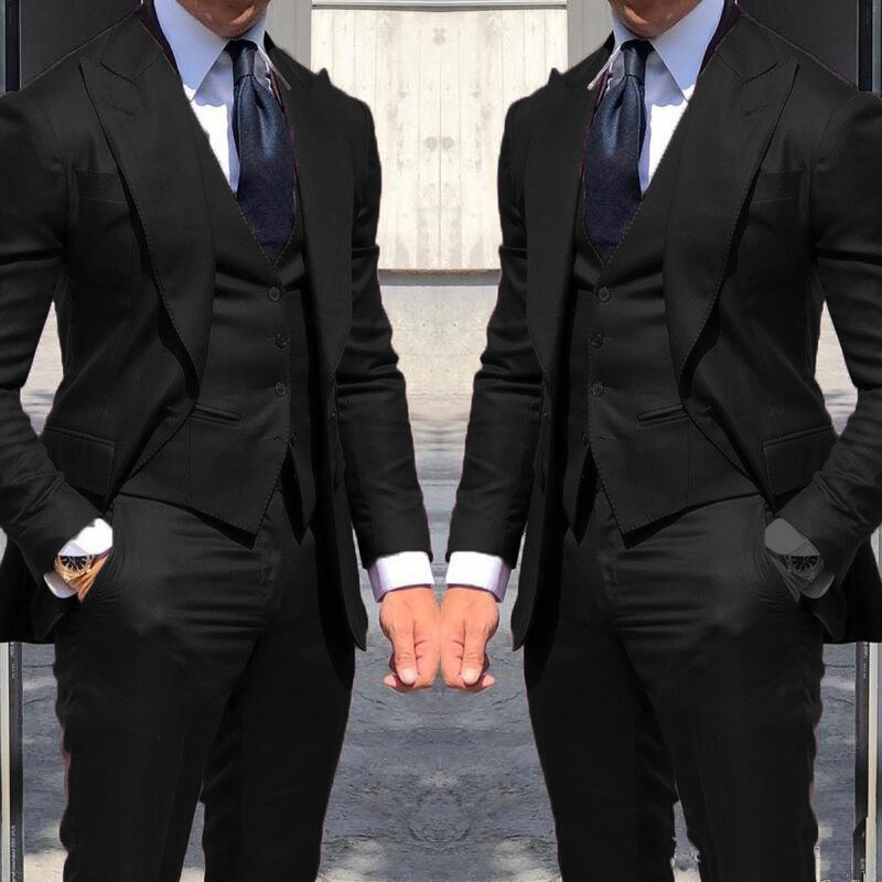 Mans Suit Pria Terbaik Pengantin Pria Mengenakan Tuksedo Blazer Pesta Perapi Setelan Bisnis Pernikahan Prom Gaun Peaky Blinders 3 Buah suit