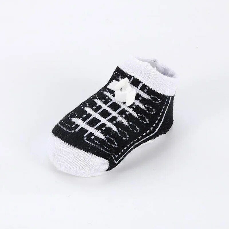 Calcetines deportivos de encaje para bebé de 0 a 12 meses, medias de algodón para pies de bebé
