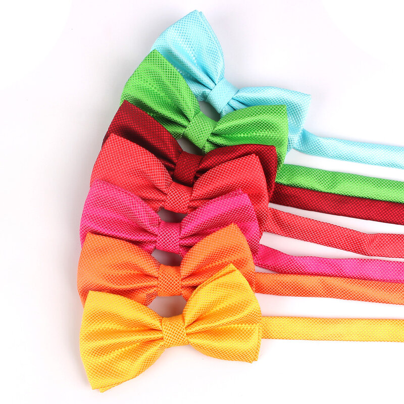 Gravata borboleta de cor doce para homens e mulheres, gravata sólida, ajustável para ternos clássicos Laços de casamento, borboleta Cravat