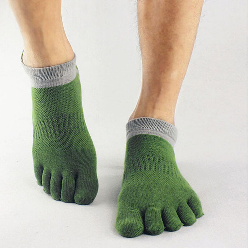 1 paio di calzini da uomo calzini a cinque dita nuovi uomini maglia Meias sport da corsa calzini a cinque dita calzini sportivi traspiranti comodi