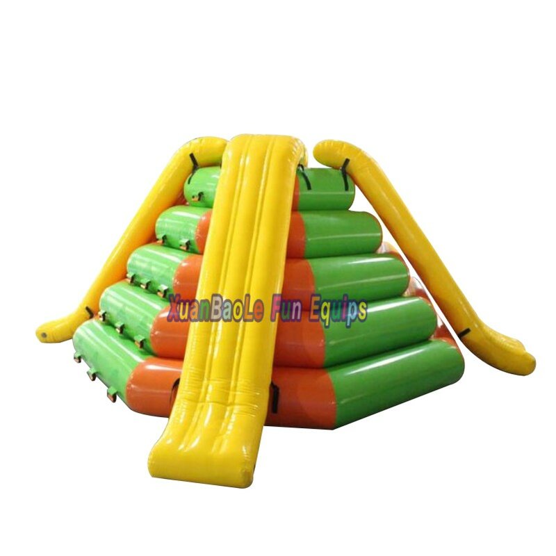 Torre aquática inflável para brincadeiras, piscina-água flutuante, brinquedo infantil